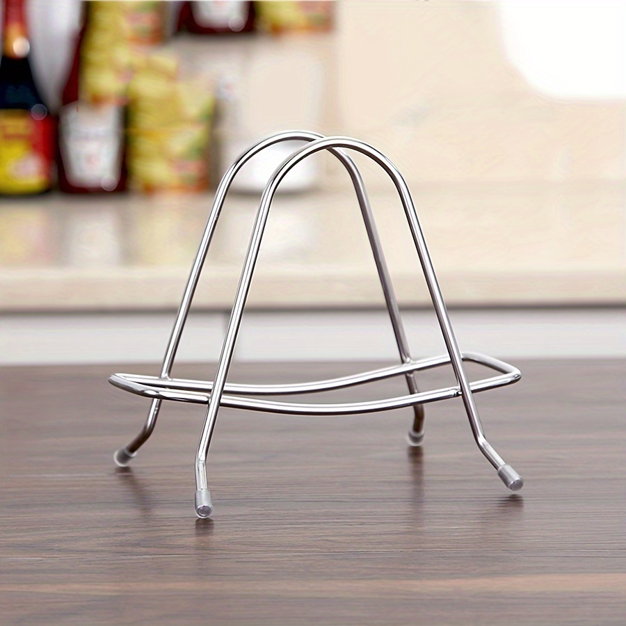 household thickened reinforced floor standing stainless steel chopping board rack kitchen pot cover rack knife rack multi function chopping board storage rack details 7