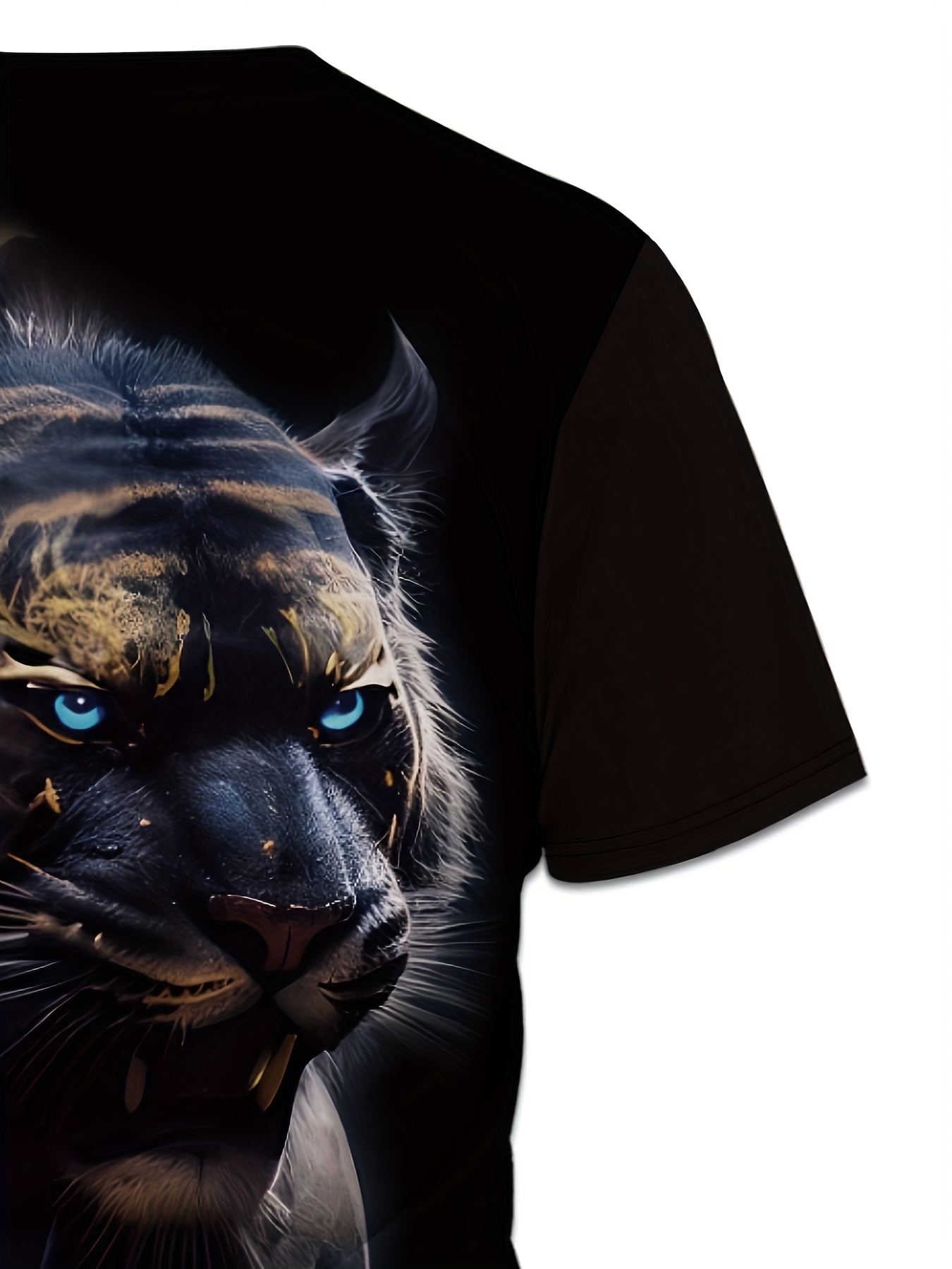 QiErDesign Camisetas De Manga Corta Impresas En 3D Para