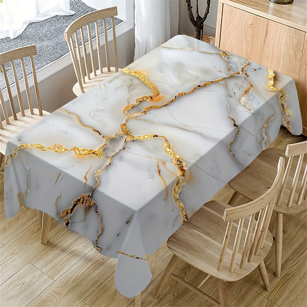 

1pc Tablecloth, And Oil Rectangular Table Tea Table Cloth, Table , , Table Decoration, , For , , ,