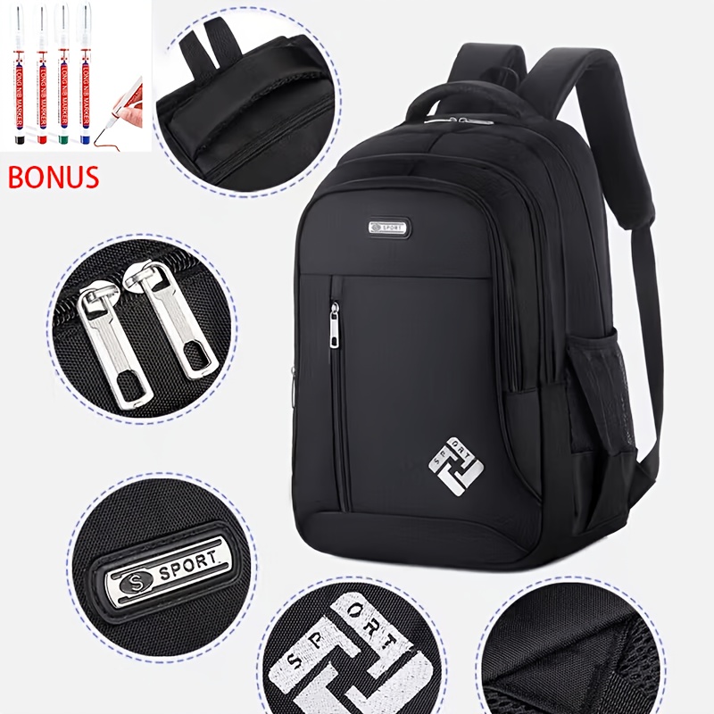 18 inch laptop backpack sold on Temu United States