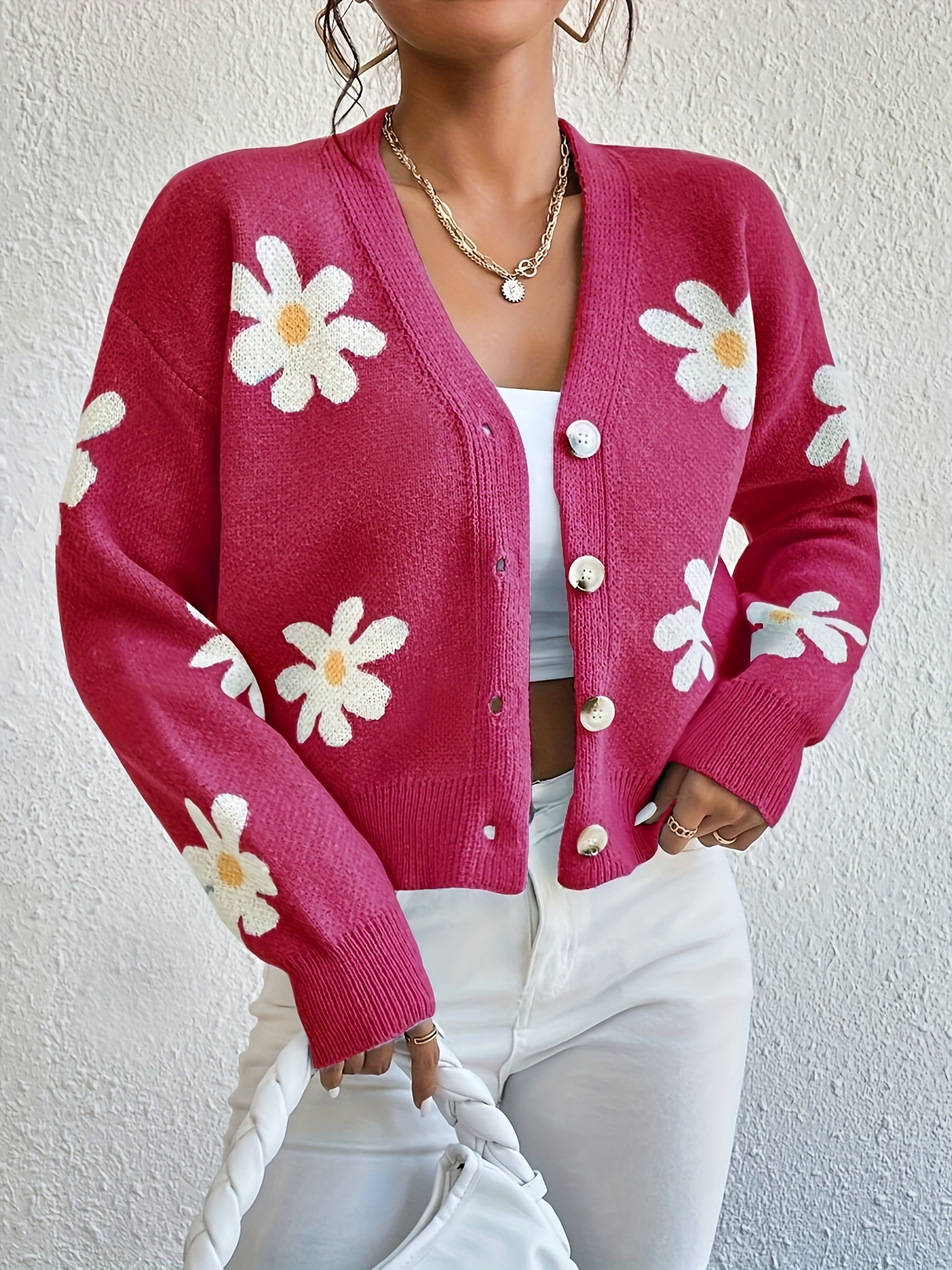 タグ付き 未使用 ロージーモンスター flower hand cardigan タグ付き 未使用 ロージーモンスター flower hand cardigan il_1080xN