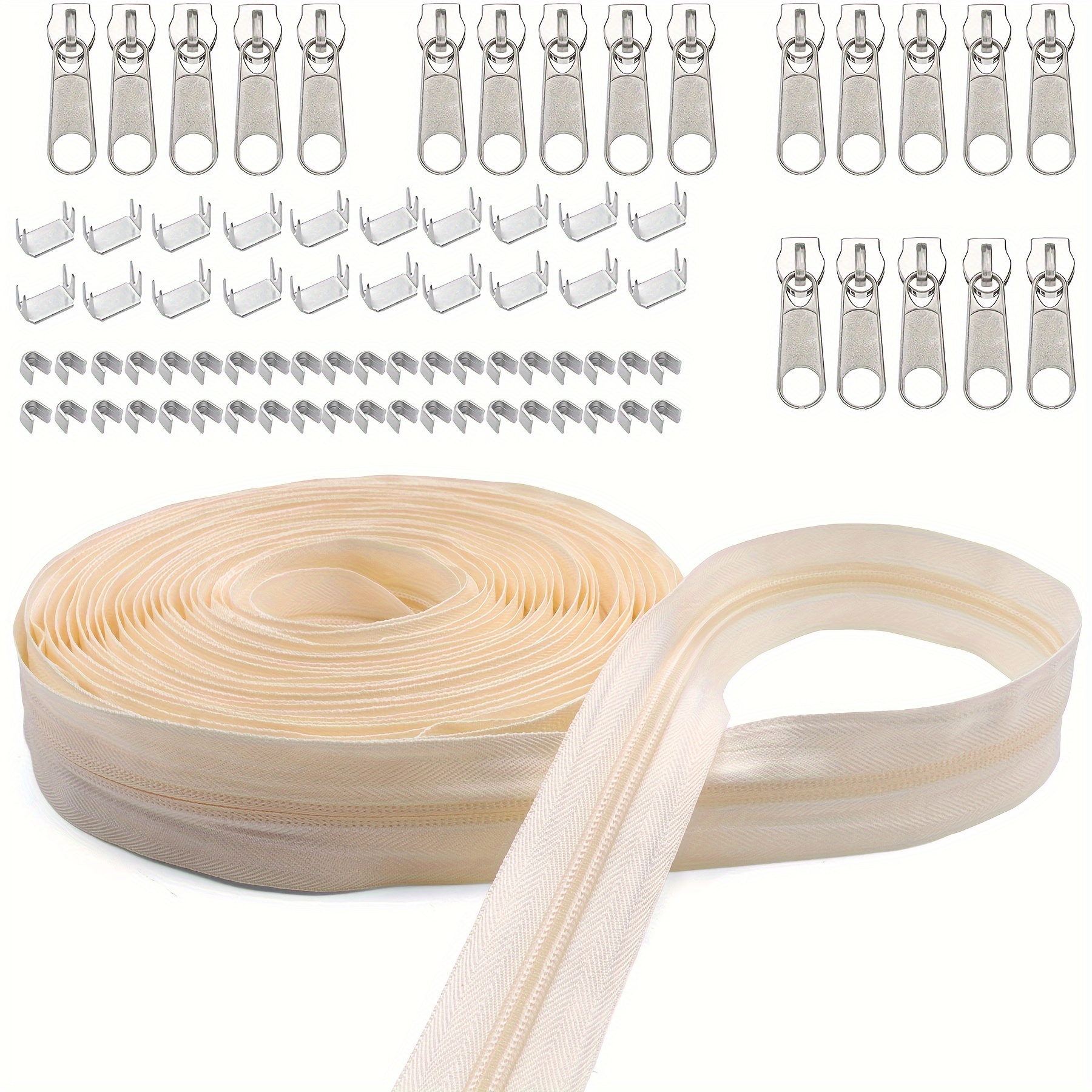 Yiguanxin Lot De 20 Fermetures éclair En Nylon à Extrémité