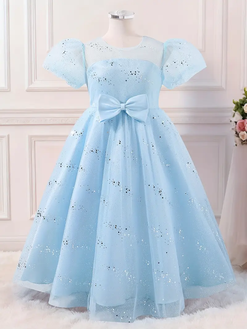 formal light blue dress for little girl Little English | Girl's Special Occasion Peter Pan Formal Dress in Light Blue