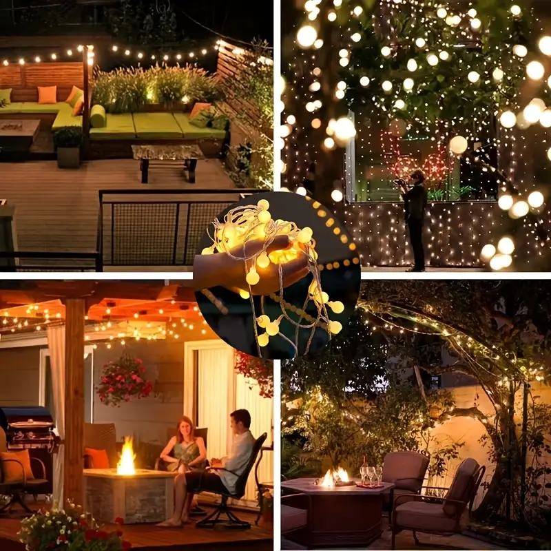 battery operated lights for patio umbrella TheLAShop with Remote 9-10ft 8-Rib 0.66 Lb (0.3 kg) Package Includes 1pc battery operated umbrella string