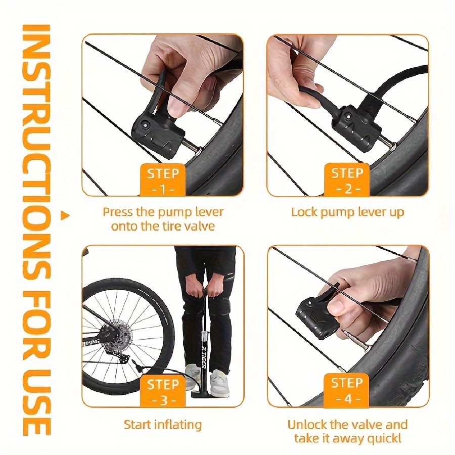 Manual bike tire pump sale