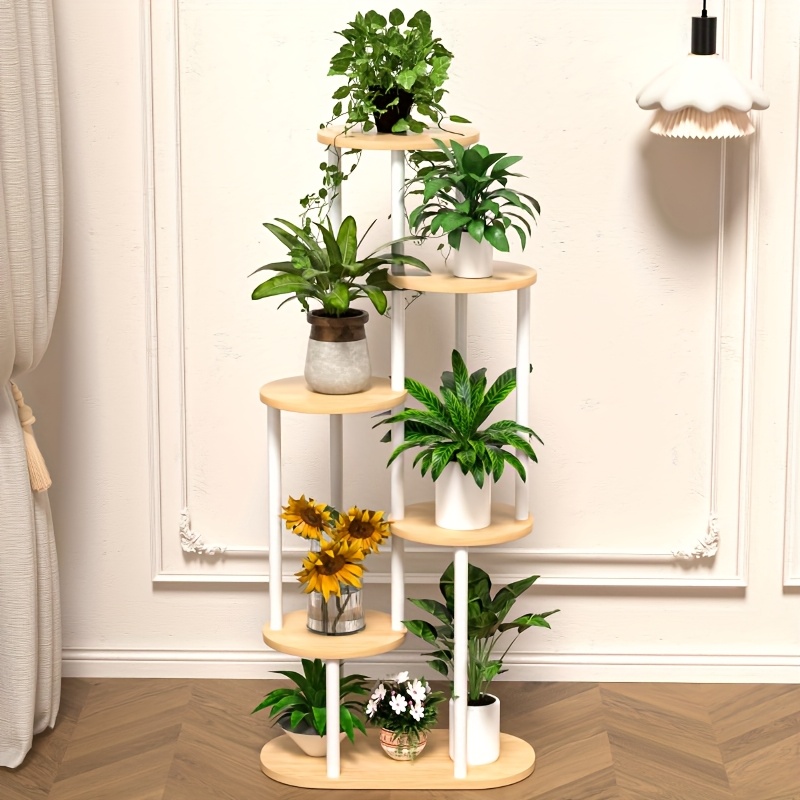 flower stand storage shelf balcony floor standing living - Temu Mauritius