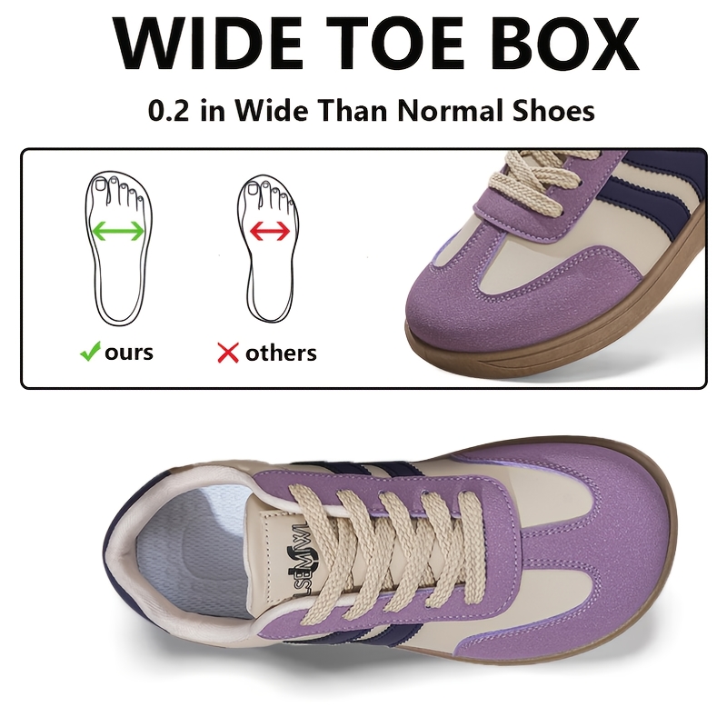 Women's Outdoor Cross-Training Sneakers with Wide Toe Box