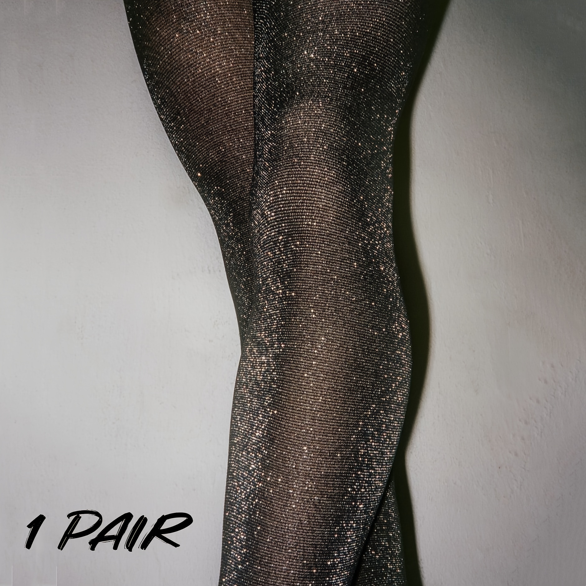 TEMU Glitter Tights, Pack Of 1/