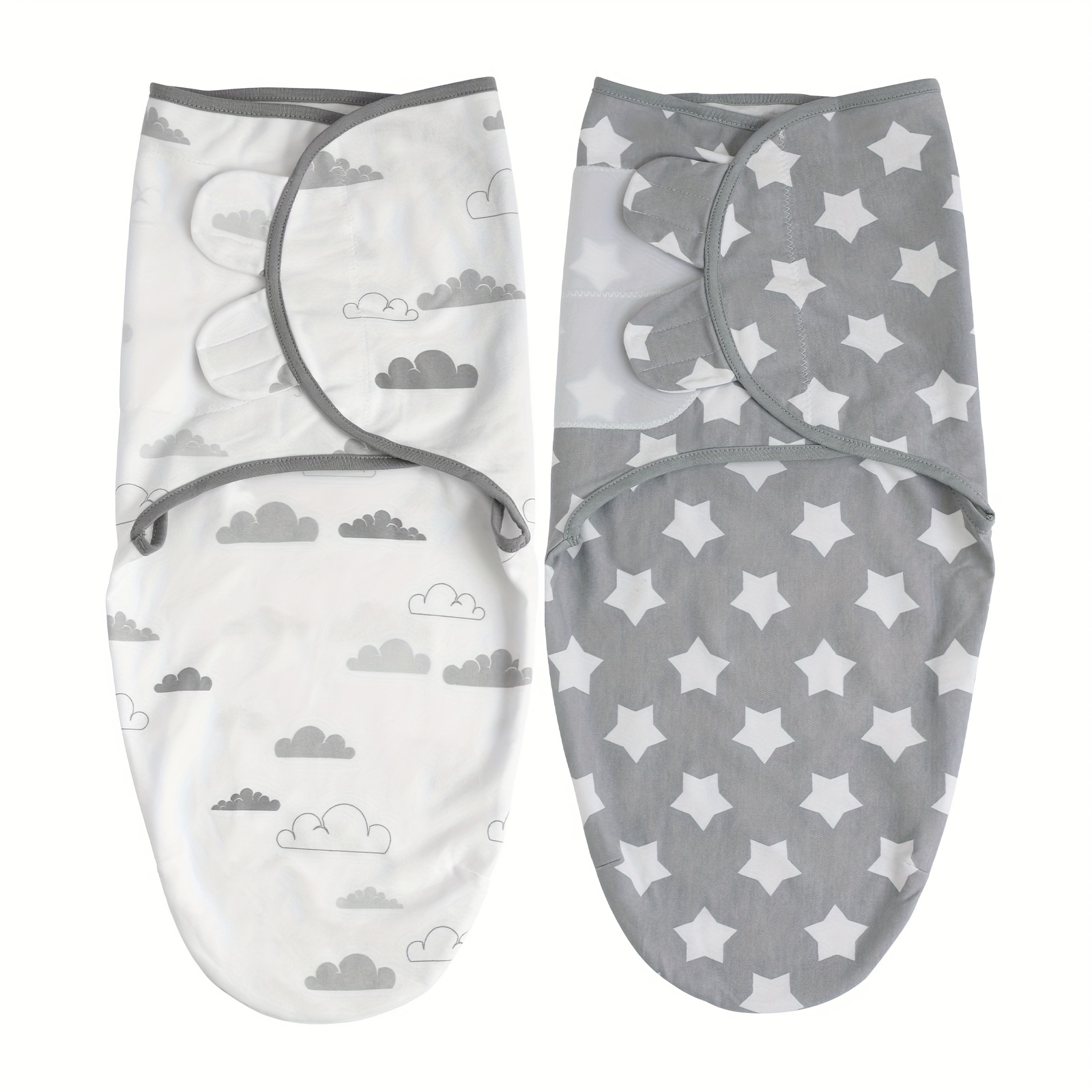 2pack Infant Blanket, Baby Wrap, Nursery Blankets For 0-3 Months, Adjustable Newborn Wraps