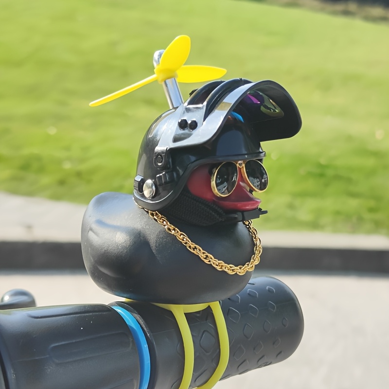 

1pc Accessoire de poignée de voiture Cool Duck, motif en bambou, caoutchouc synthétique, s' à la plupart des motos/vélos, compatible avec les véhicules tout-