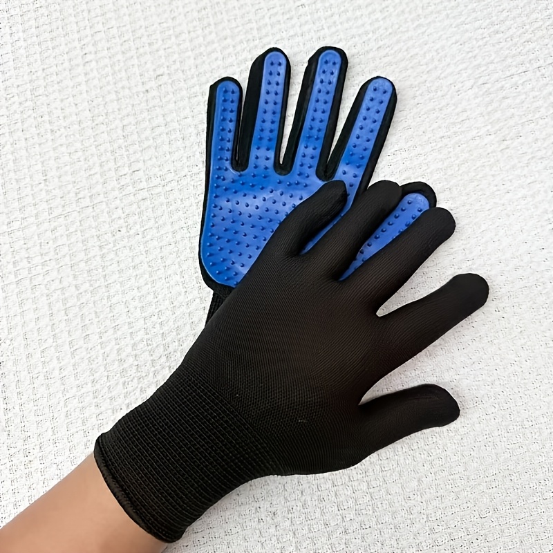 2 4pcs suitable for dogs and cats deshedding gloves pet grooming massage cat   gloves pet hair removal glove brush   grooming gloves cat cleaning and pet hair removal gloves   supplies Product details 0