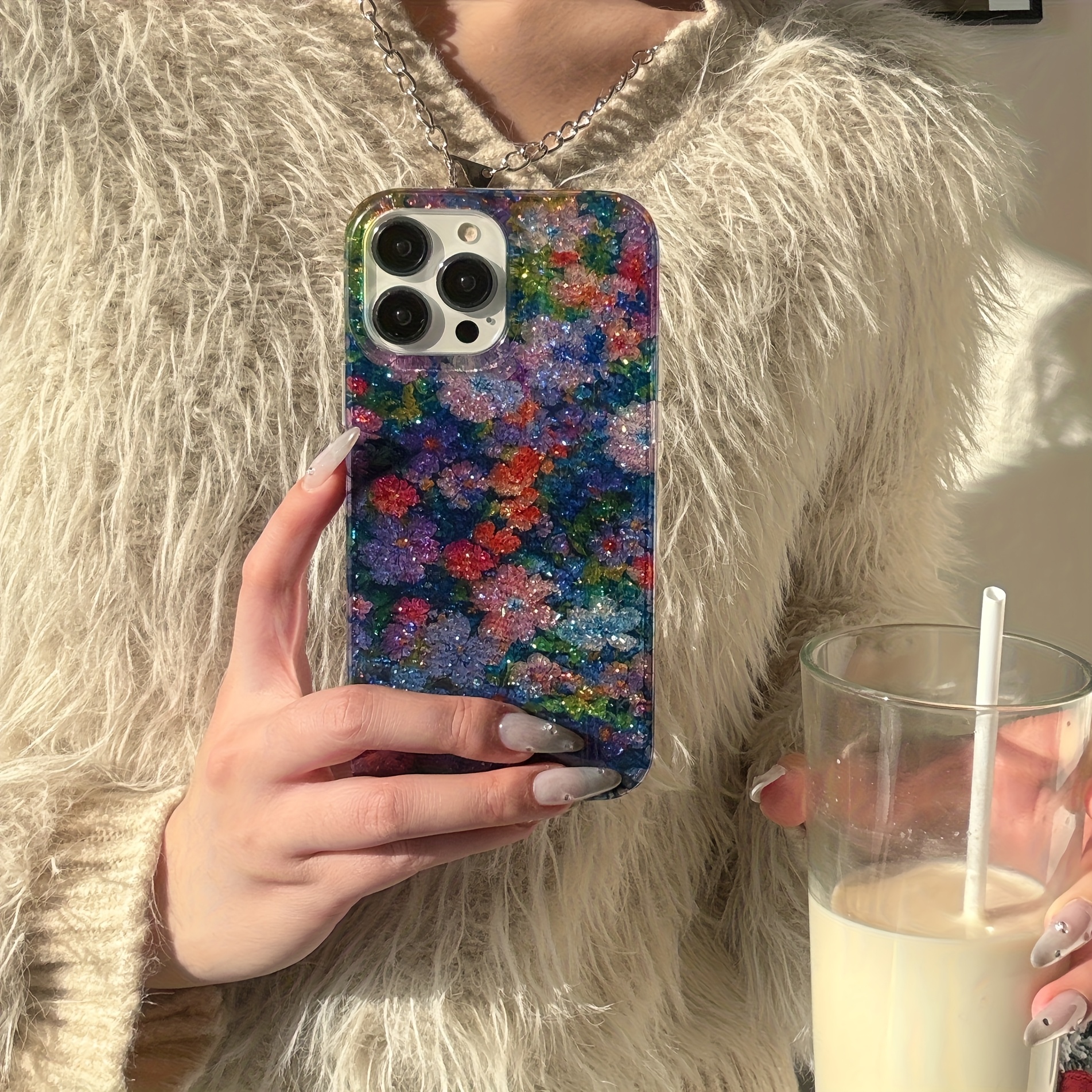 TEMU Coque de téléphone - Coque esthétique avec couverture complète, protection contre les chutes adaptée pour Apple iPhone 16/XR/11/12/13/14/16/17