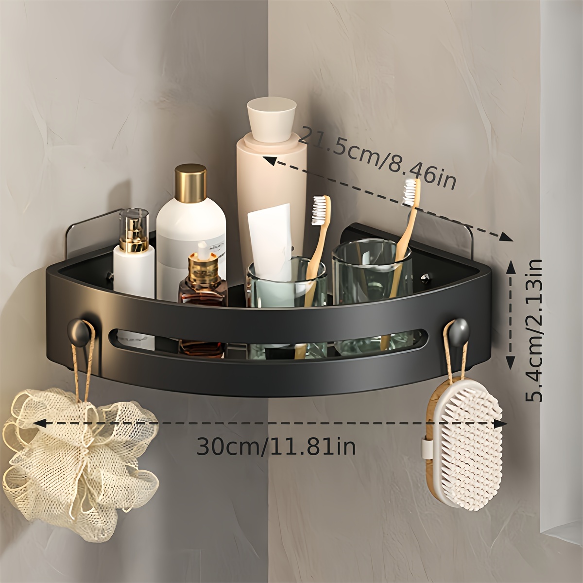 Corner Shower Shelves Bathroom Storage Rack Shampoo Shower - Temu Ireland