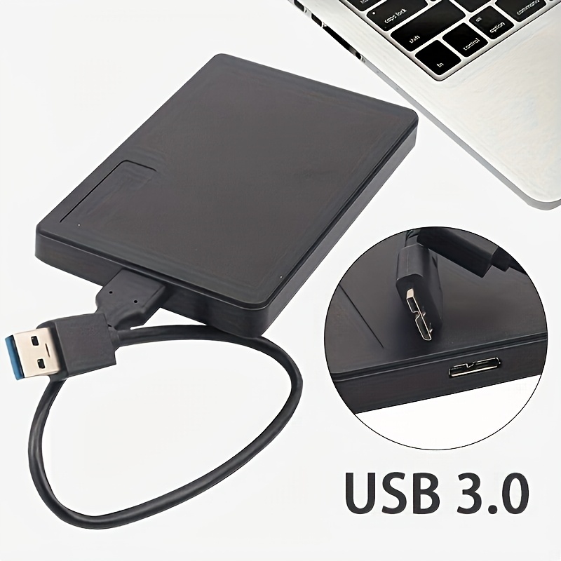 

Boîtier USB 3.0 vers SATA Haute Vitesse pour Disques Durs 2.5" - Boîtier ABS avec Câble, Compatible Hot Swap, Prend en Charge Tous les Systèmes d'Exploitation