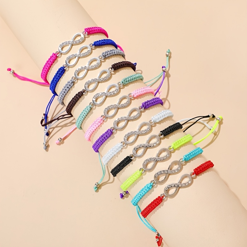 

12pcs Women's Braided Bracelet Couple Bracelet