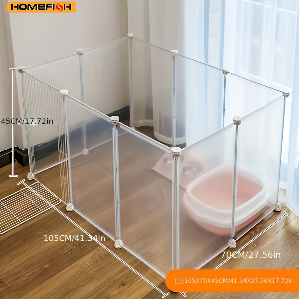 TEMU Cat Pen Rabbit Pen Dog Pen For Small Dogs Indoor Dog Cage Small Dogs And Cats Home Isolation Door Pet Fence Kennel Dog Cage Cat Cage