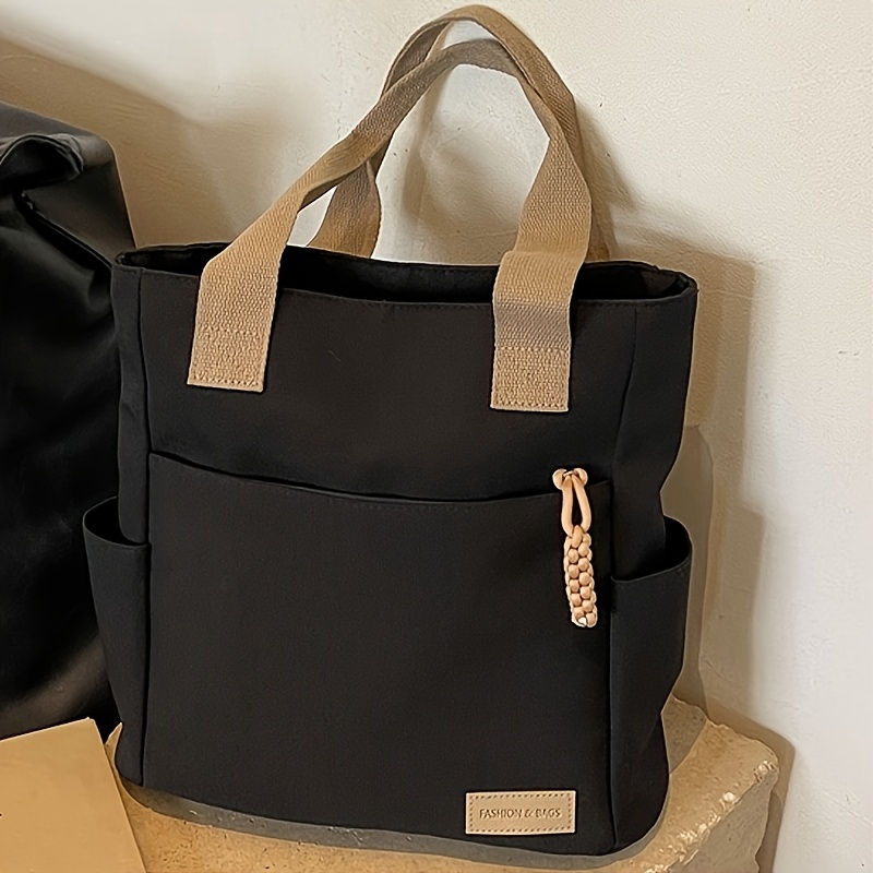 TEMU New Retro Large Capacity Women's Commuter Casual Bag. Large Capacity Design With Fixed Shoulder Strap For Single Shoulder Carry, Suitable For