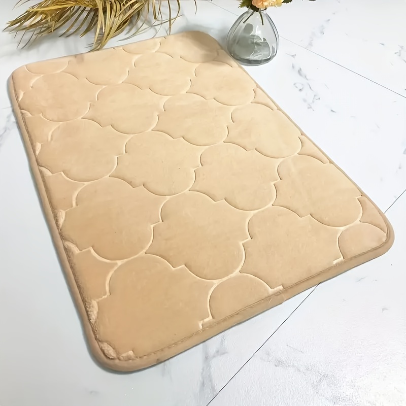 TEMU 1 Bath Mat - Non-slip, Soft, Bath Mat, Quick-drying, Absorbent Bath Mat, Suitable For Bathroom Floors - Luxury Bathroom Accessory