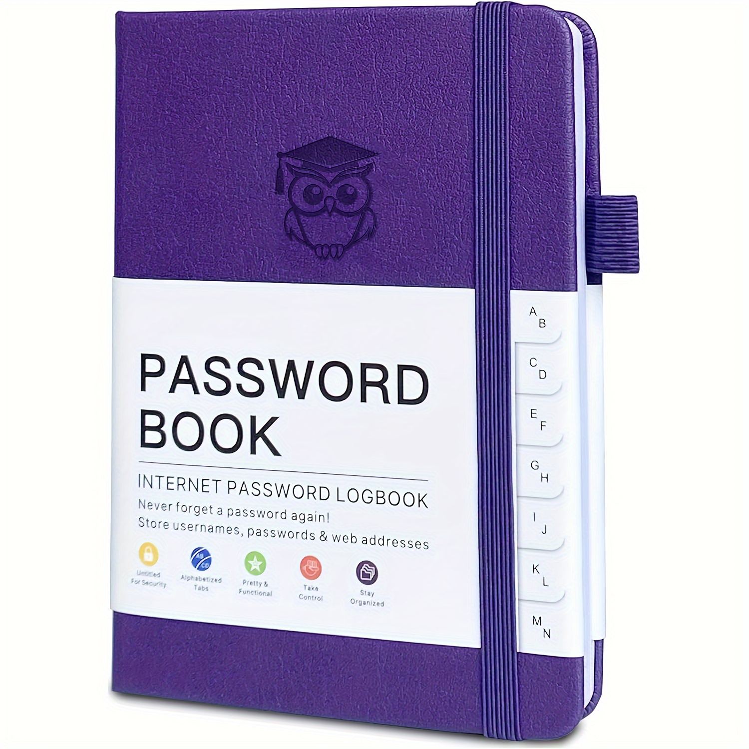 

Ultimate Password Keeper Journal - Secure Hardcover Notebook With Alphabetical Tabs For Easy Organization - Perfect For Seniors, Internet Password Logbook, Address Organizer, And Pocket-sized Convenie