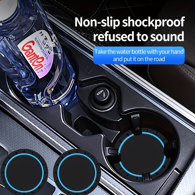 

2pcs Car Cup - Shockproof Cup Mat Accessories For , , &