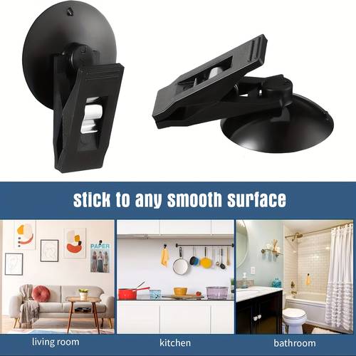 2pcs 4pcs 8pcs multi function suction cup clips suitable for car windows removable detachable holder for sun visor curtain towel ticket holders portable mounts for dashboard door trim car accessories