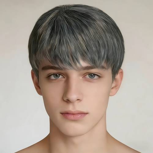 hair like salt and pepper short wig for men natural black gray gradient ideal for wear