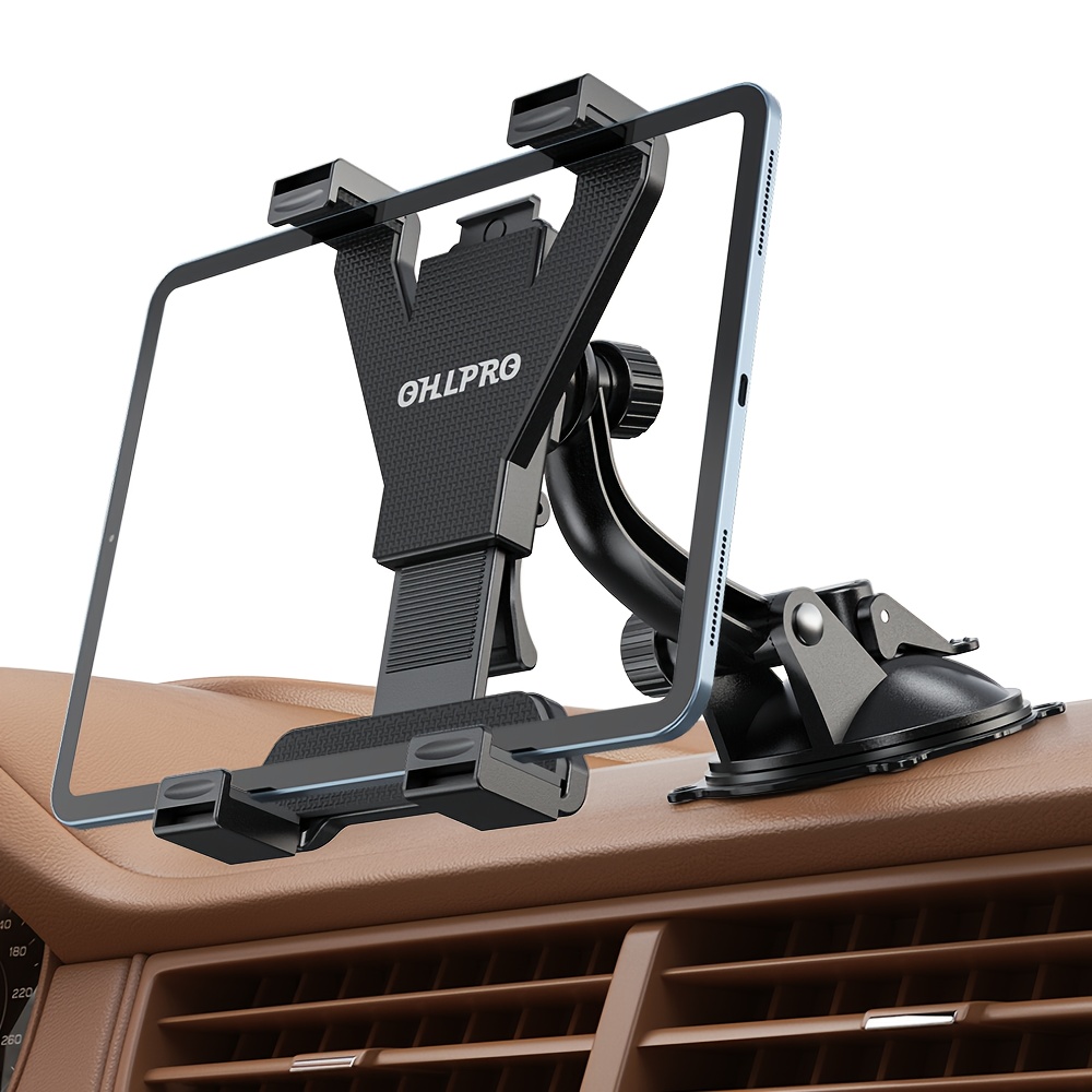 Image of Ohlpro Tablet Holder For Car, Holder For Car[dash]suction Cup Mount For Truck Stand[360°]tablet Car Mount, Tablet Support For Car For All 6"-11" And Galaxy Tab