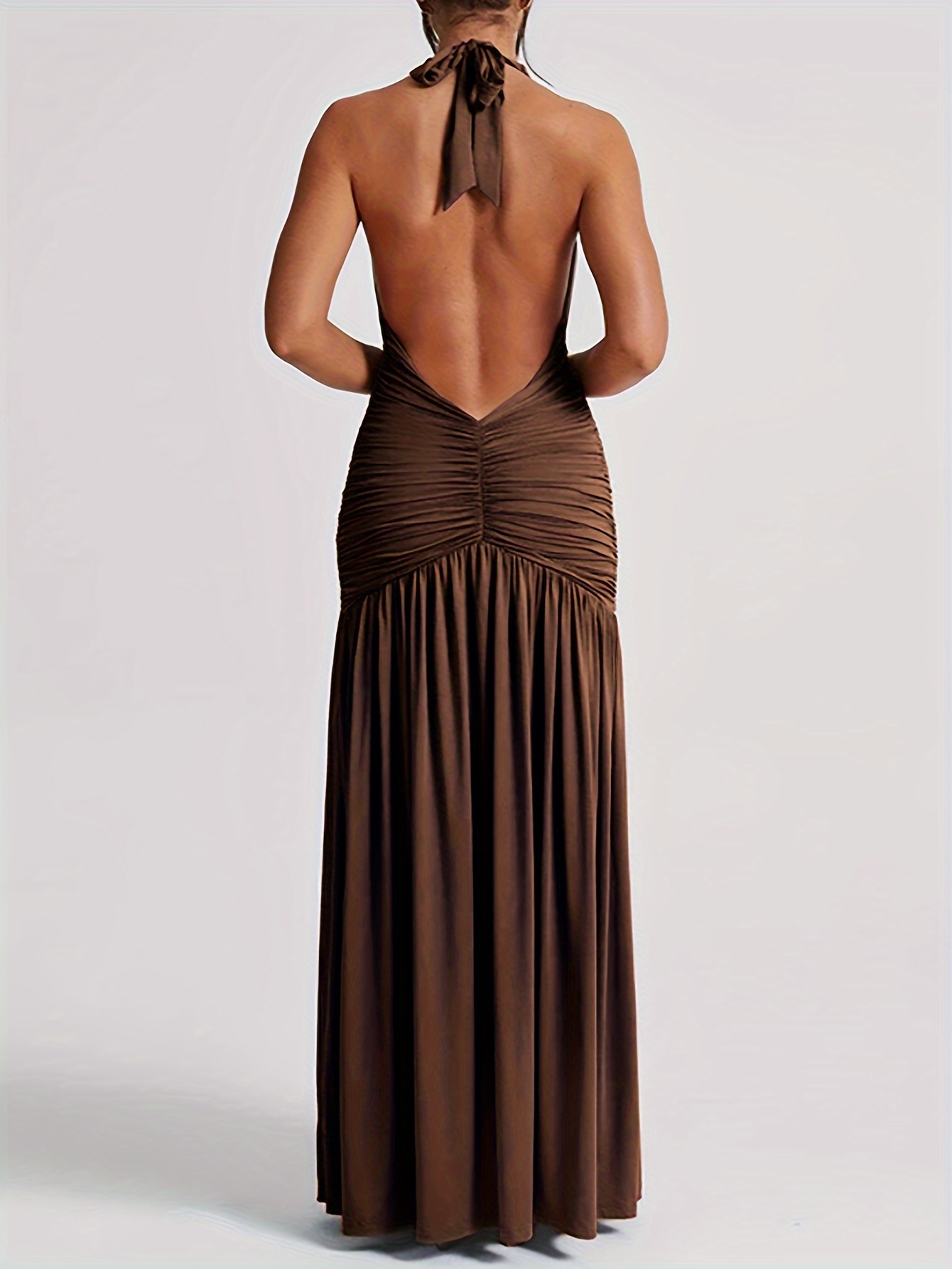 backless high slit dress Women Dress Summer Sexy Sheer Lace Backless High Slit Long Dress Lady  Elegant Casual Large Skirt Trailing Party Evening Dresses main image 0