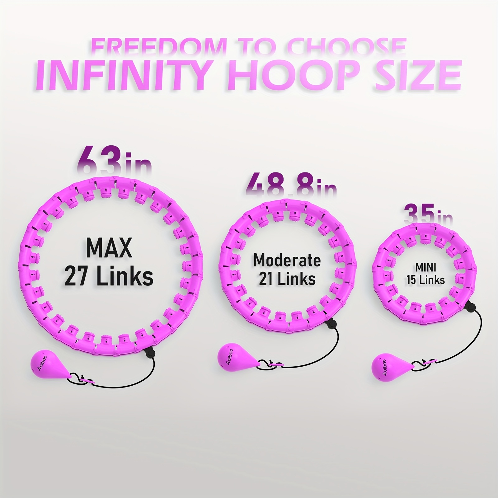 27 Sections Adjustable Weight Ring/Strength Training-Sculpting- Burning in One/Extended Design + Detachable Knot/Home Fitness Essentials