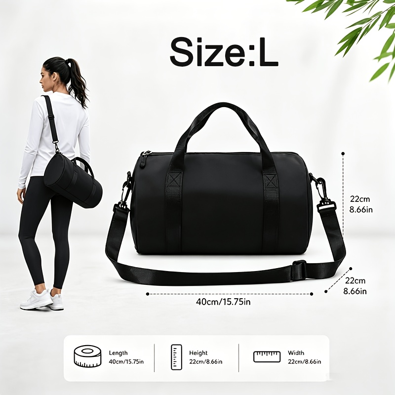 TEMU Nouveau Sac à Main, Sac de Sport et de Fitness, Sac de Sport Disponible en Plusieurs Couleurs, Sac de Voyage pour Court Séjour, Sac de Yoga
