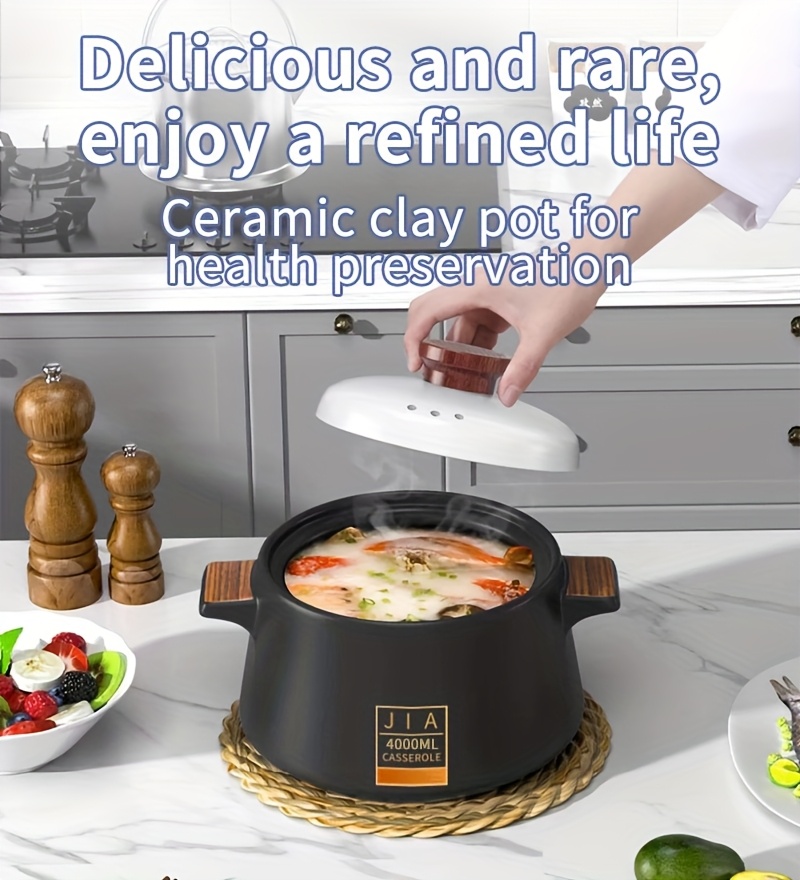 versatile 3 3l nordic style   pot   1 6 people high temp resistant ideal for   restaurant use compatible with gas induction cookers hand wash only details 3