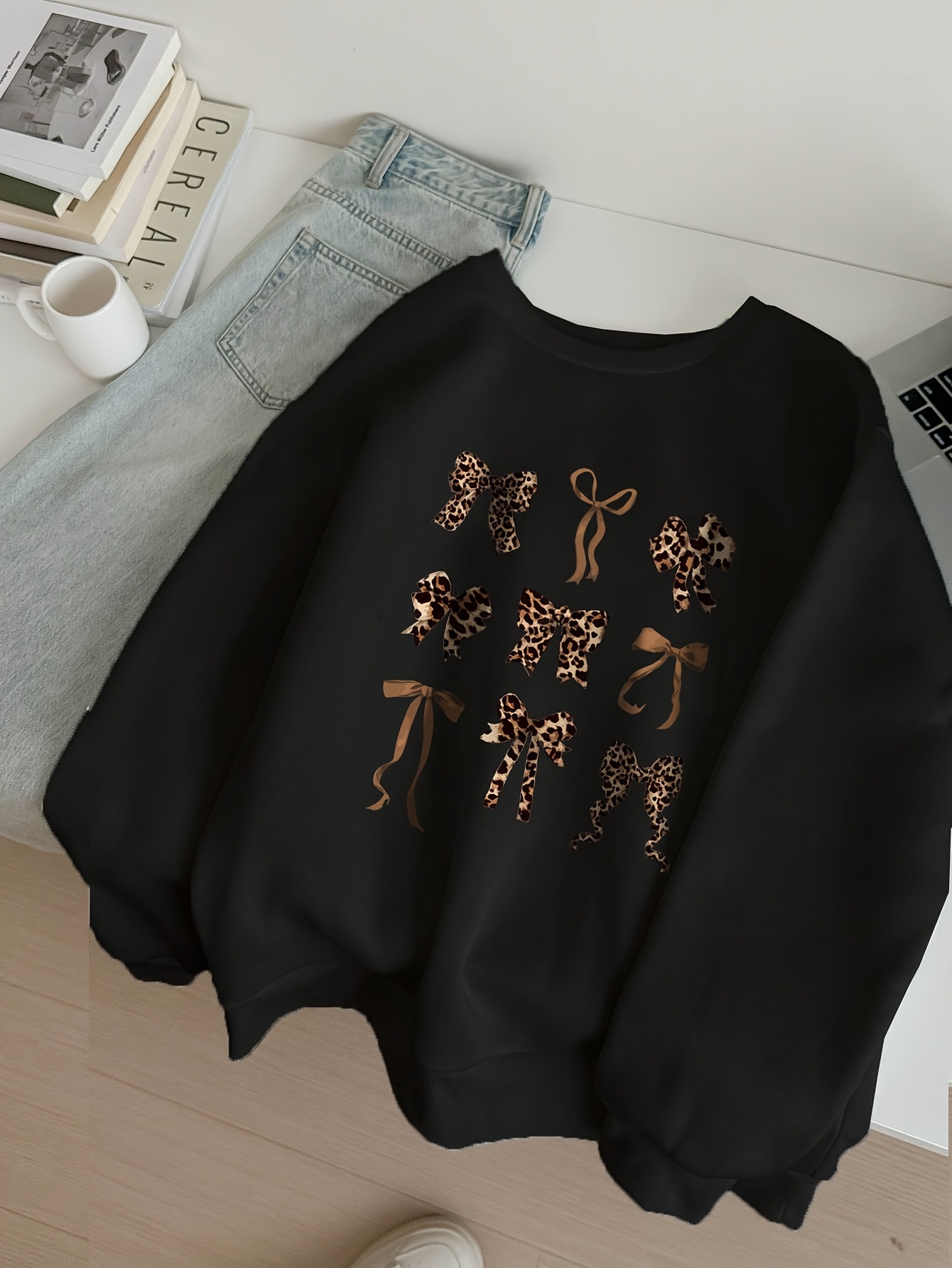 sudadera oversize estampado niñas marrones Temu Guatemala