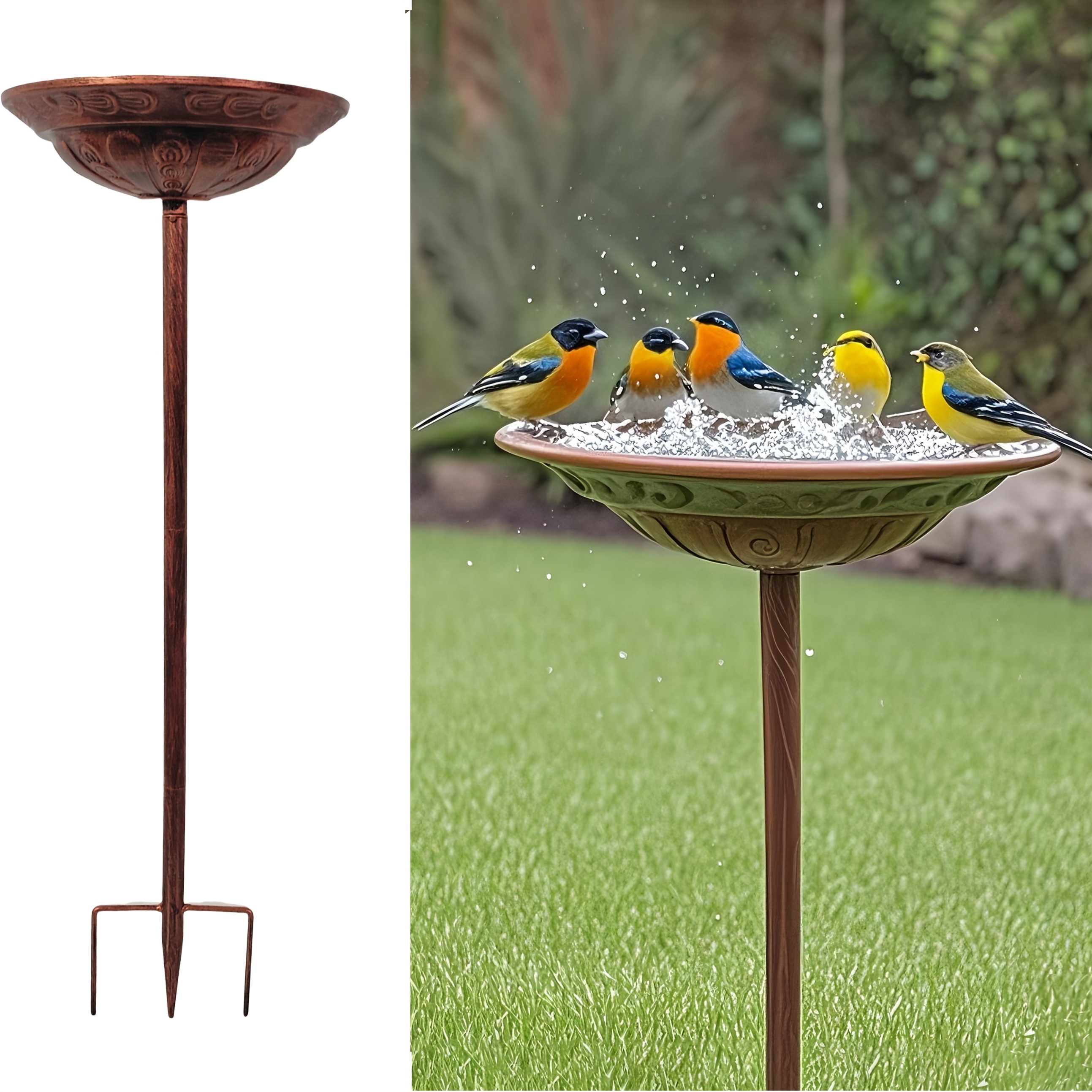 Whimsical Bird Bath: Transform Your Garden with Charm and Elegance