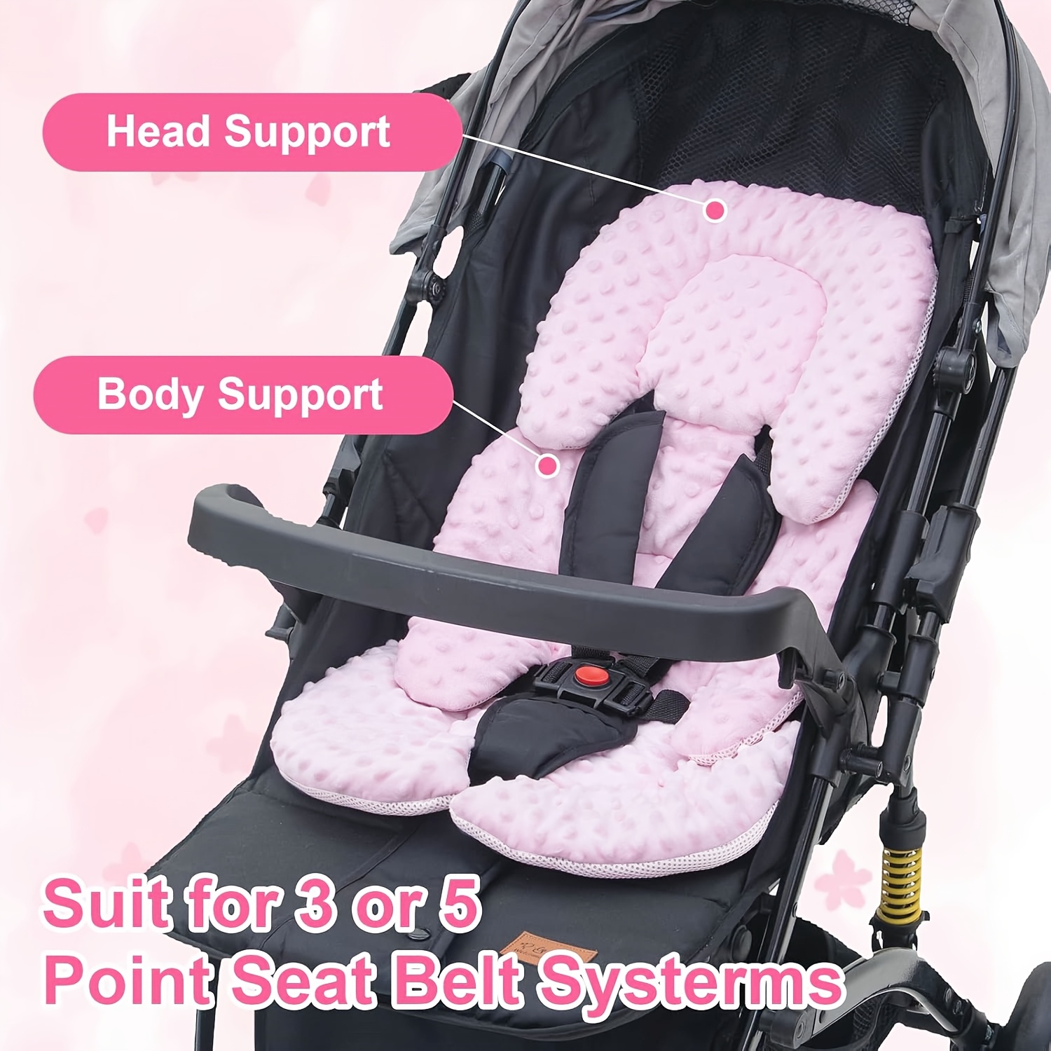 2 Stück Gurtpolster Für Auto Kinder - Baby Sicherheitsgurt Schulterpolster