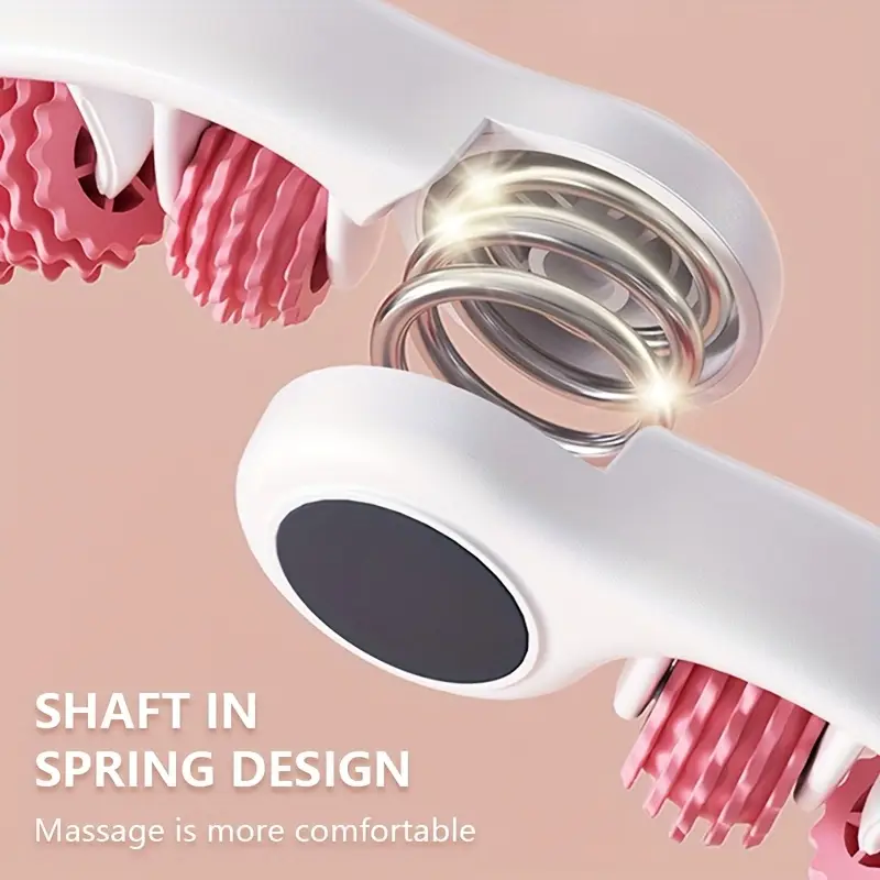 14 fitness roller deep tissue massage tool for home workouts yoga manual operation durable pp material ideal for muscle relaxation and recovery Product details 5