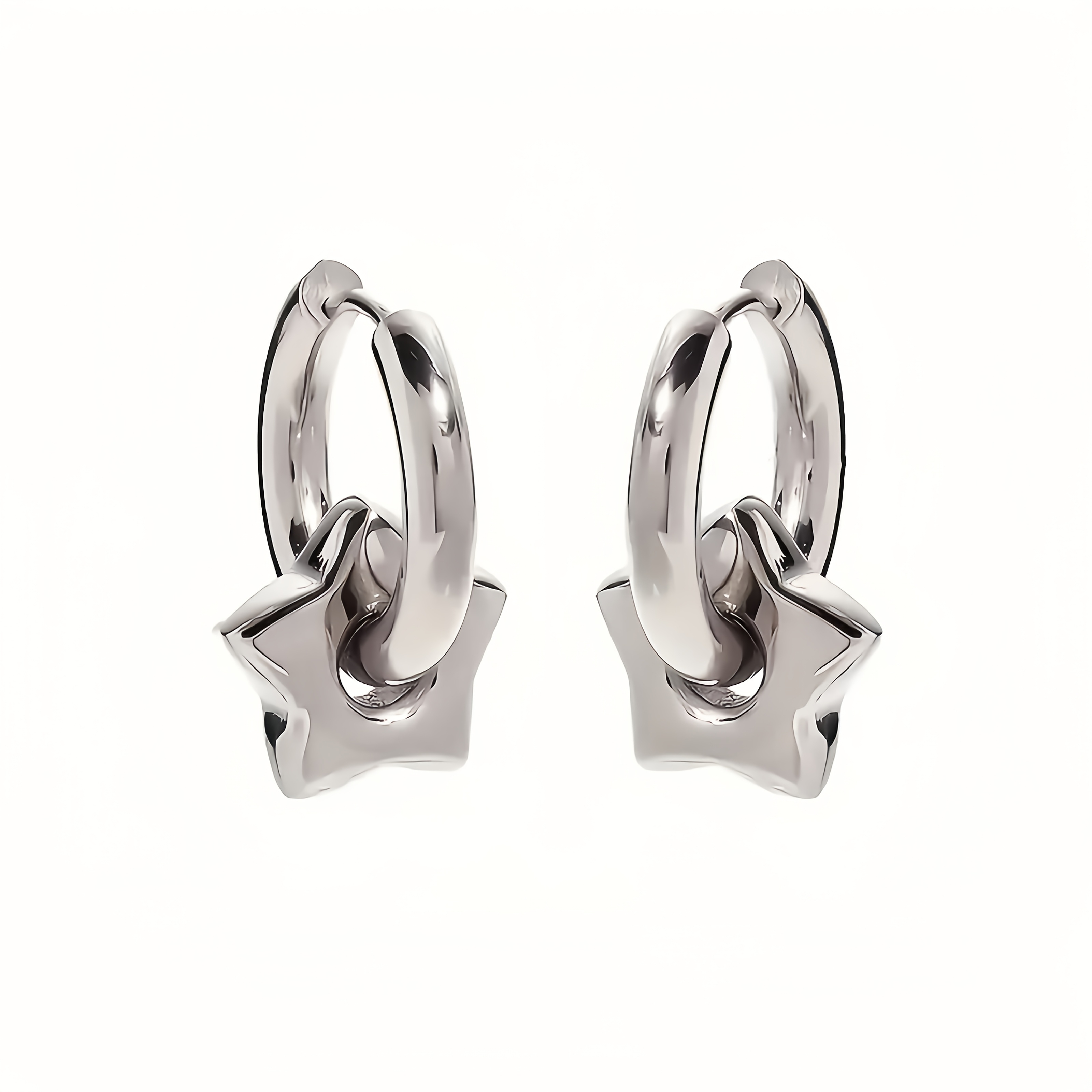Low-sensitivity Thick Stainless Steel Geometric Earrings Screw Twisted Matte Statement Earrings 18k Electroplated Jewelry