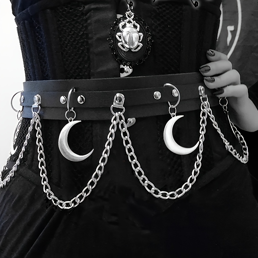 goth belts sold on Temu United States display picture 1
