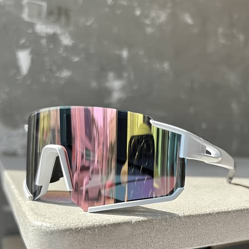 1 pair professional glasses for men women wide frame suitable for cycling driving fishing running baseball full rim for outdoor activities