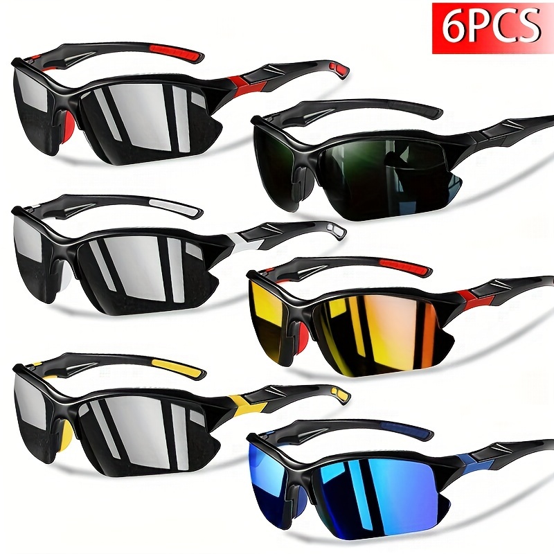 

6 Pairs Of Retro Fashion Half Frame Glasses For Men And Women, For Hiking, Mountaineering, Vacation Travel, And Driving