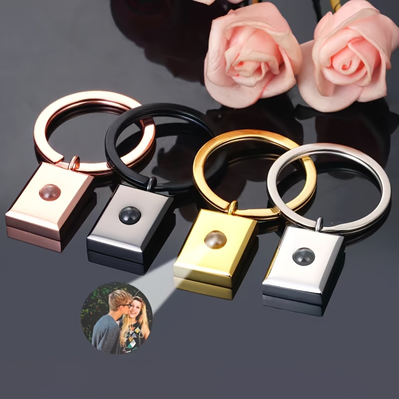 

Projection Keychain , Personalized Steel Keyring, , Unique