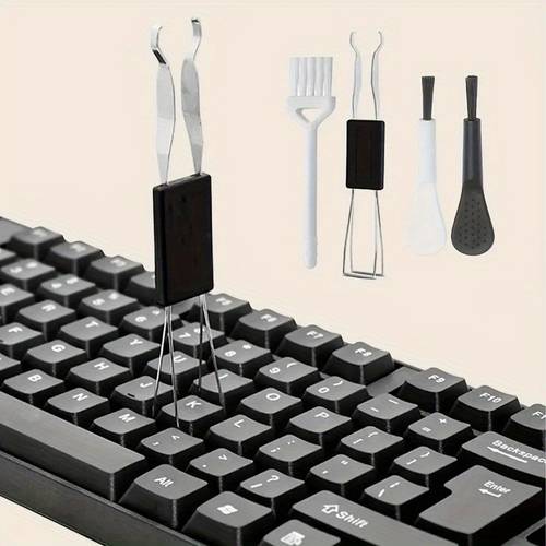 2 in 1 mechanical keyboard key cap puller universal keycap shaft remover button extractor replacement cleaning tool