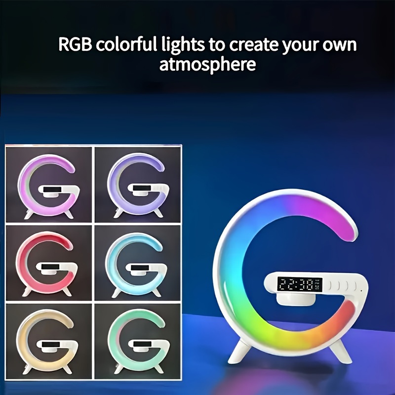 Lampara RGB con carga inalámbrica (modelo 2024), Parlantes