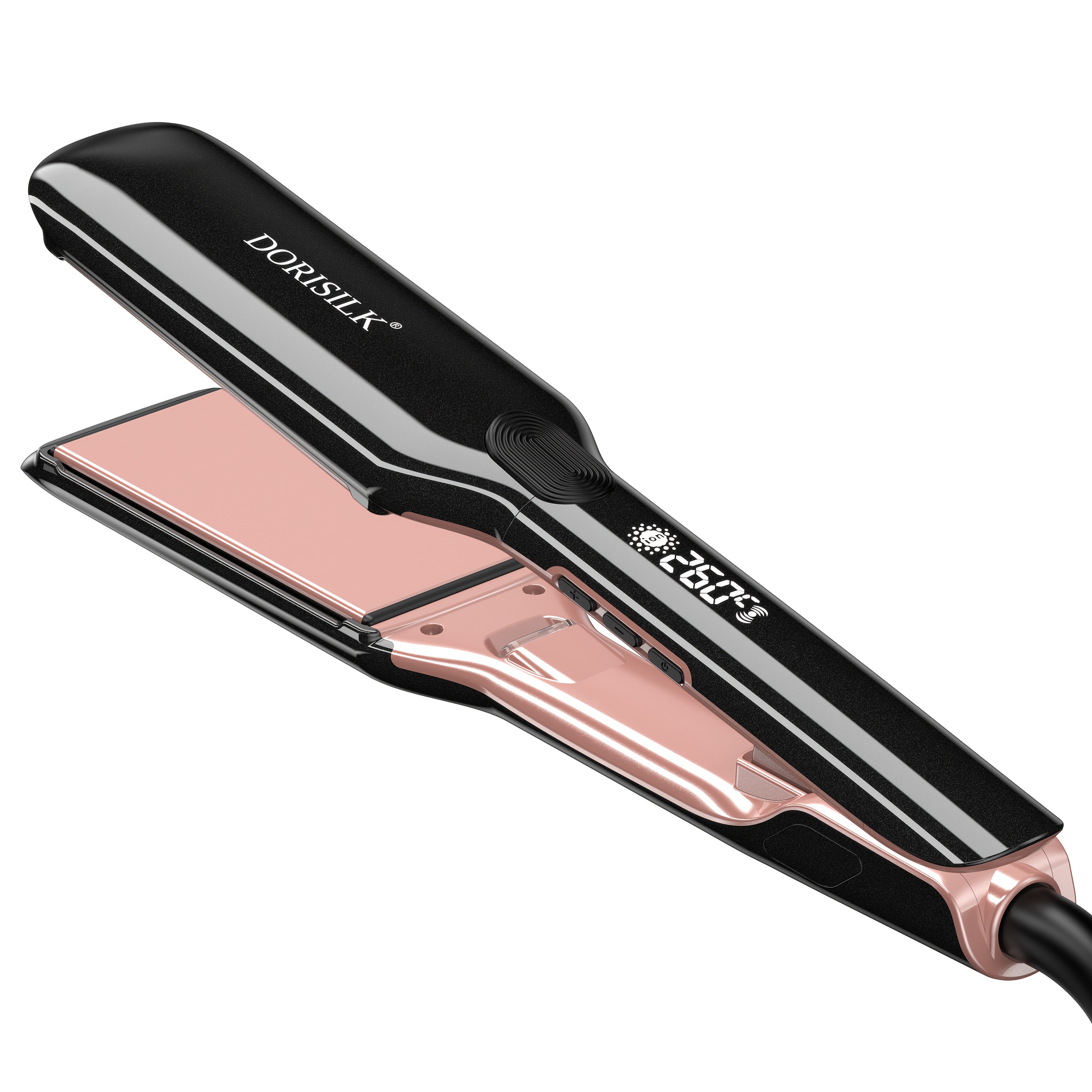 TEMU Hair Straightener, 1 Inch Flat Iron Straightener And Curler 2 In 1, Professional Ceramic Dual Voltage Straightener For Less Frizz, Shinier Smoother Hair