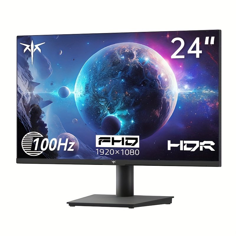 

Ktc 24 Inch Monitor - 1080p Monitor, 100hz Gaming Monitor With Hdr10, Mountable, Adjustable Tilt, Zeroframe Design, Hdmi, Vga, Earphone , Pc Monitor Work Monitor For Offic