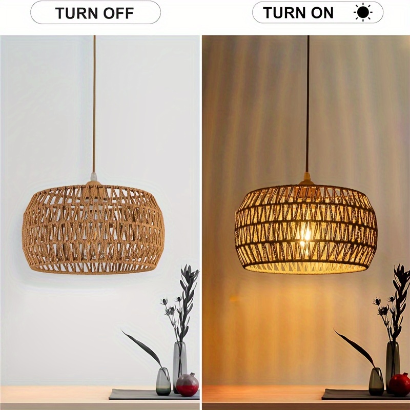 Paco Home - Lampada Terra Moderna Soggiorno Camera Letto Effetto Rattan Cesto Boho E27 Bianco 28 Cm Lampada Da Terra Bianco Paco Home  4cbaa1c1 54f5 529d 9e8b 38fd969c13a0