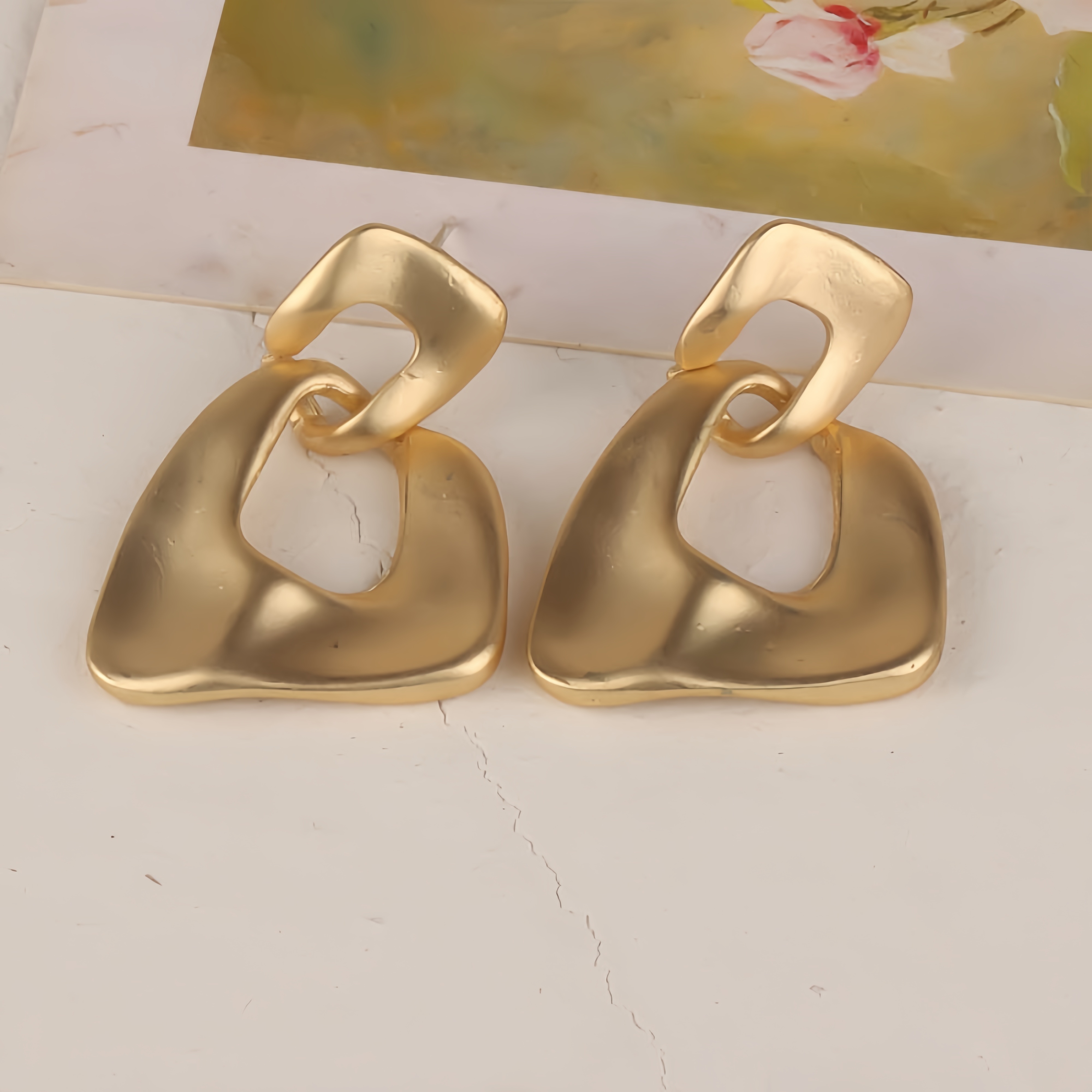 Irregular Geometry Earrings for Women