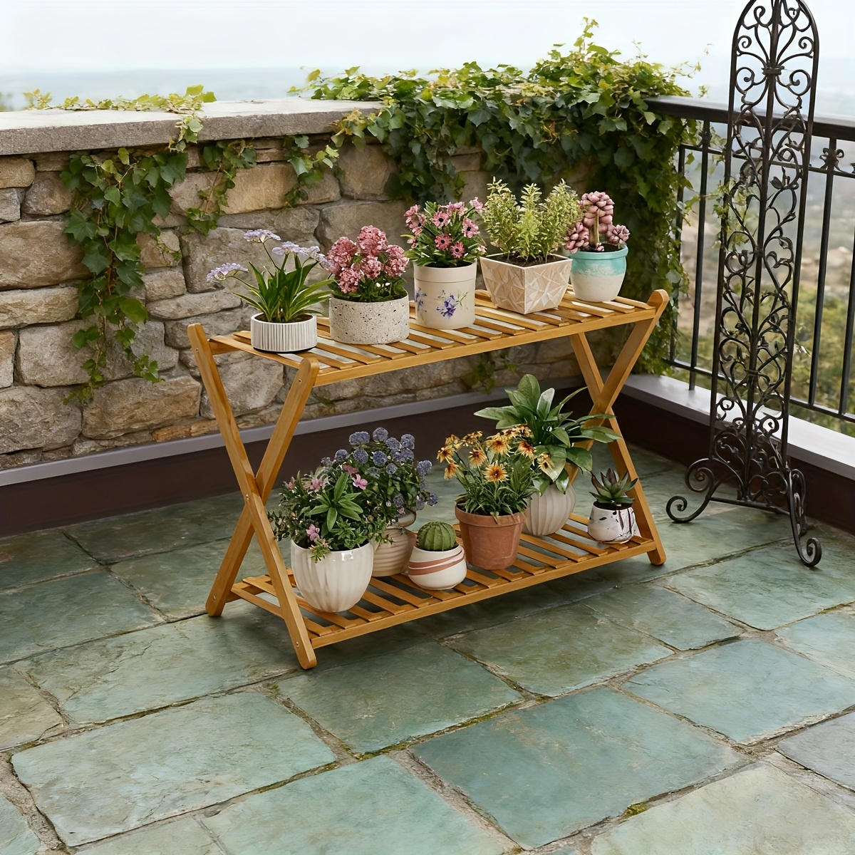 indoor outdoor gartenständer blumentopf aufbewahrungsregal