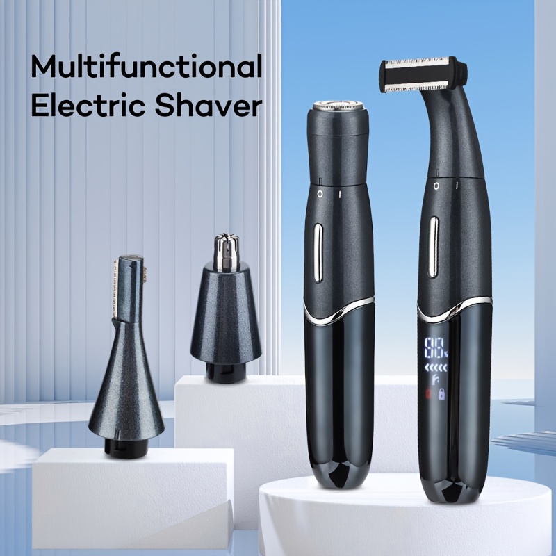 usb charging nose and ear hair trimmer portable electric nose hair trimmer   with 150mah lithium battery mini   fast charging through computer and car usb interface made of plastic material Product details 7