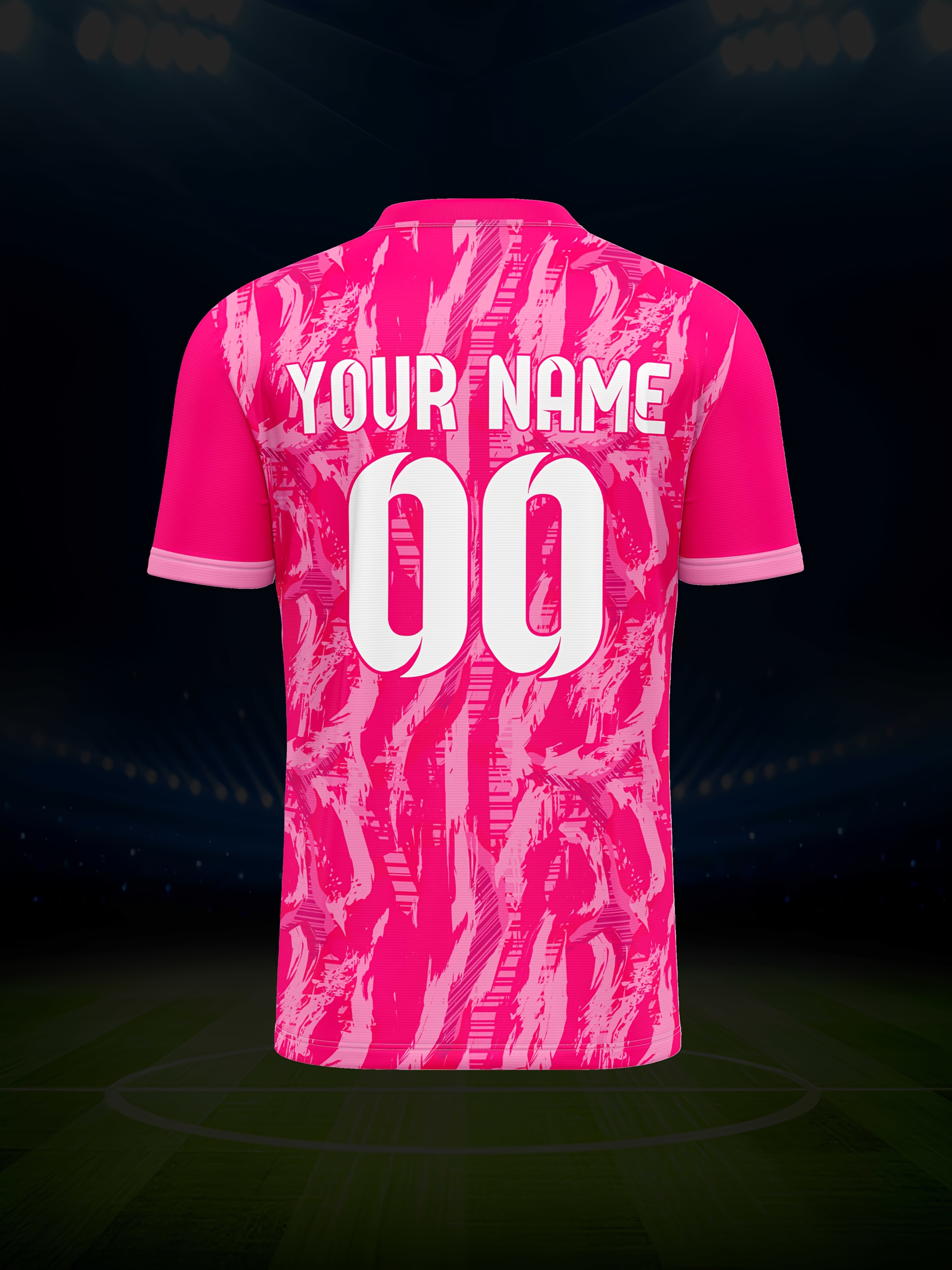 custom v neck football jersey breathable pink Temu United Arab
