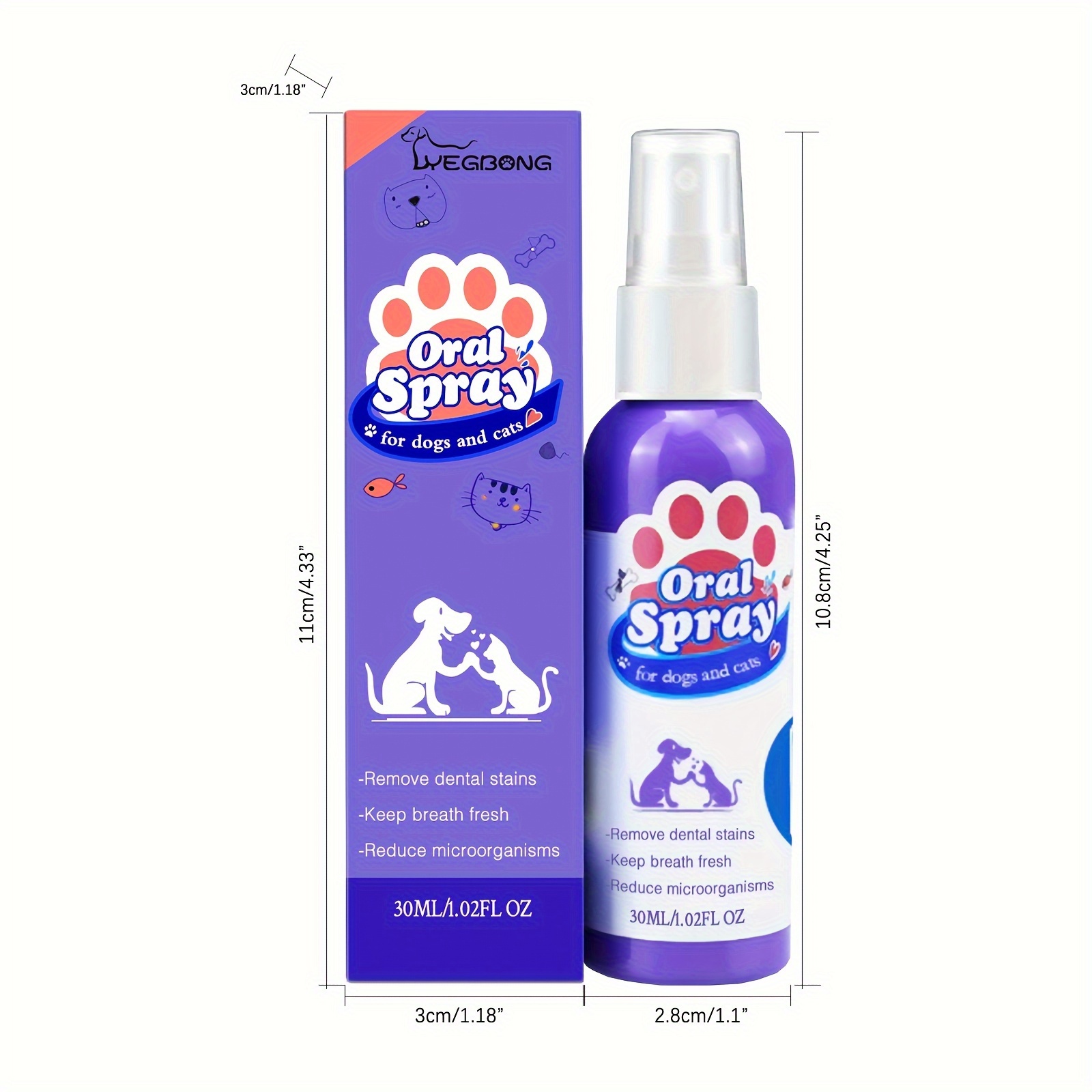 Dog teeth clearance spray